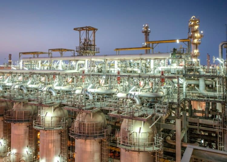 Liquid Natural Gas fossil fuel plant