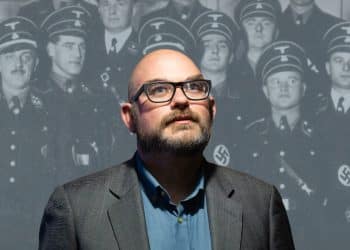 Matthe Yglesias in front of Gestapo officers