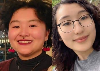 Solidarity activists Trudi Frost and Irene Cho