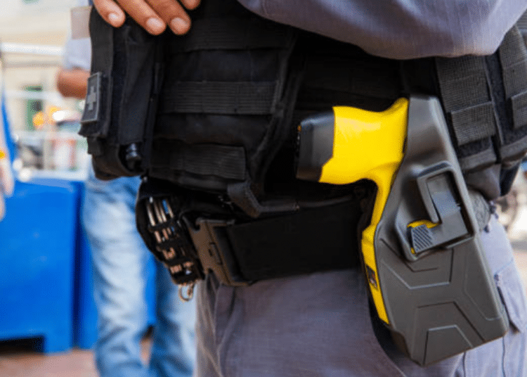 Garda taser