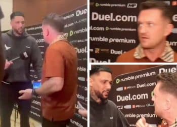 Tommy Robinson and Ty Mitchell in Dubai