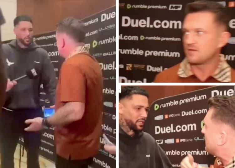 Tommy Robinson and Ty Mitchell in Dubai