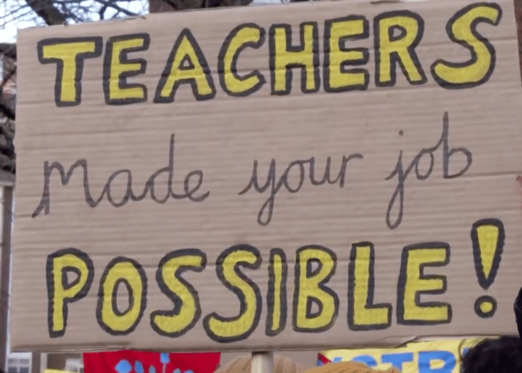 UK teachers strike