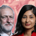 Head shots of Your Party's leaders side-by-side - Jeremy Corbyn and Zarah Sultana