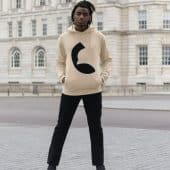 Men's Hoody Half Canary