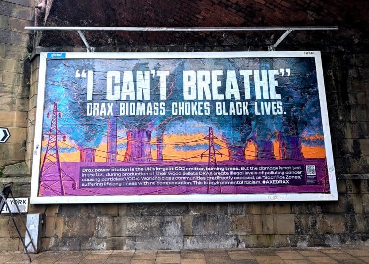 Axe Drax billboard in Leeds