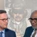 Darren Jones and Trevor Phillips super imposed over an image of Maduro being arrested Venezuela