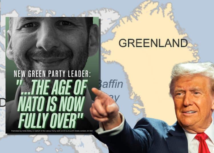 Donald Trump, a Labour ad on Zack Polanski, and the map of Greenland