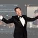 Elon Musk in front of images talking about child sexual abuse material on Twitter : X Grok