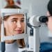 Eye treatment eye test