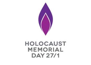 Logo for Holocaust Memorial Day 2026