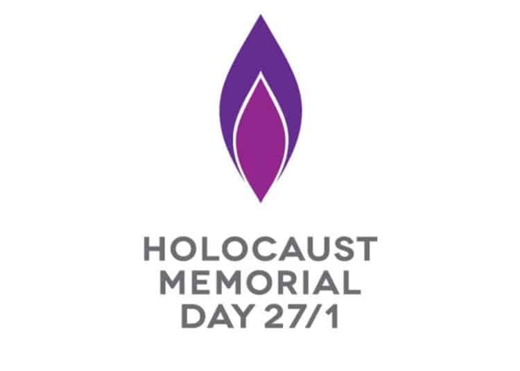 Logo for Holocaust Memorial Day 2026
