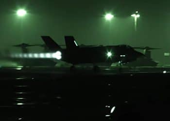 Israeli F-35I stealth fighters take off from RAF Mildenhall