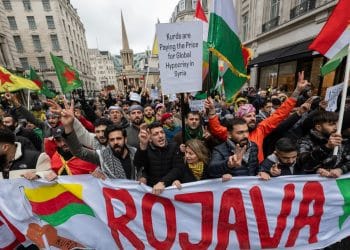 Kurds march in London to protest genocide in North East Syria