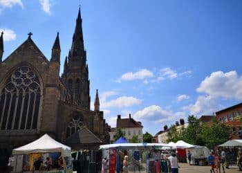 Lichfield, where taxi drivers will stage a protest