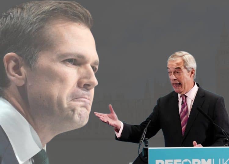 Nigel Farage and Robert Jenrick