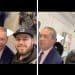 Nigel Farage meeting a fan at the airport