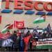 Campaigners outside Tesco