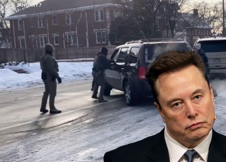 Musk X ICE video