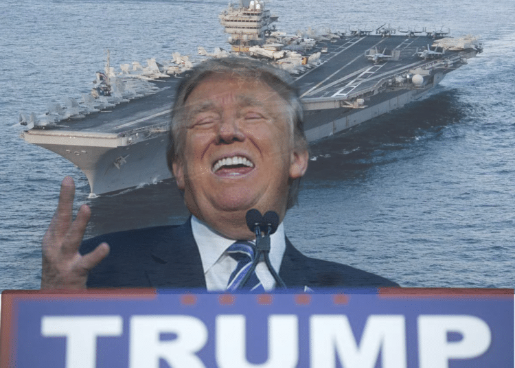 Trump deploys military Armada to Middle East