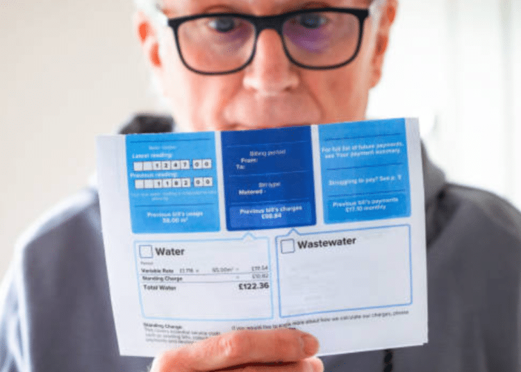 Water bills hike punishes ordinary brits