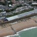 Aerial view of West Marina rail depot in St Leonards, Sussex