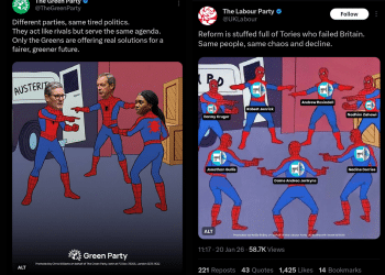 Labour steals Green Party meme
