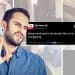 A disgusted man and a tweet from Sky News Epstein