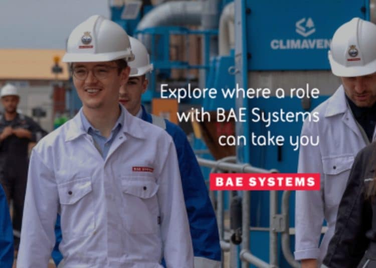 Job ad for BAE Systems Arms trade uni partnerships