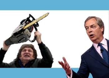 Nigel Farage and Javier Milei