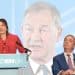 Laila Cunningham, Nigel Farage, and Rupert Lowe, Reform