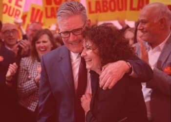 Keir Starmer and Angeliki Stogia