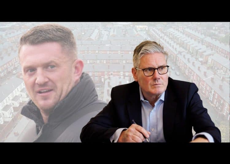 Keir Starmer and Tommy Robinson, Labour