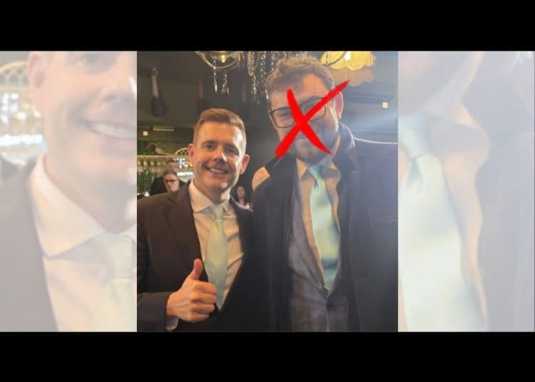 Matt Goodwin and sacked campaign manager Adam Mitula, Reform