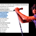 Kid Rock in front of his own lyrics