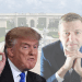 Donald Trump and Dmitry Rybolovlev in front of mansion