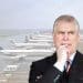 Andrew Windsor in front of an airport