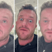 Images of Tommy Robinson in a state of panic