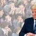 Donald Trump and people booing mAGA