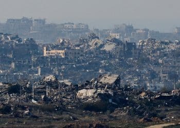 Skyline view of ruins in Gaza. Reblog from Amnesty International of Silent Traumas, Israel