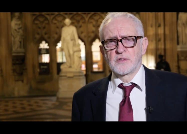 Jeremy Corbyn on the news