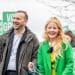 Green Party leader Zack Polanski and new MP Hannah Spencer