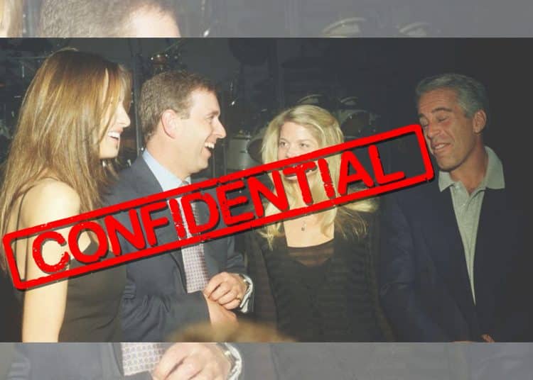 Prince Andrew with Jeffrey Epstein