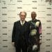Actor Mark Rylance and model Amanda Parker at Health Workers 4 Palestine fundraising gala