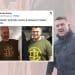 Tweet of Tommy Robinson and Jeffrey Epstein