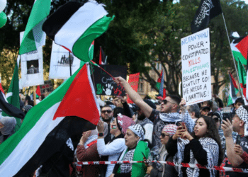anti-genocide protest