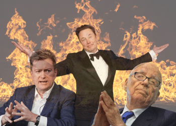Billionaire Elon musk and his merry band of media barons