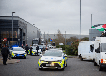 “People against genocide” block Israeli Elbit’s Filton weapons factory