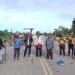 Indigenous Ayoreo people blockade a highway in Paraguay