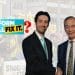 Ben Flook and Nigel Farage, Reform